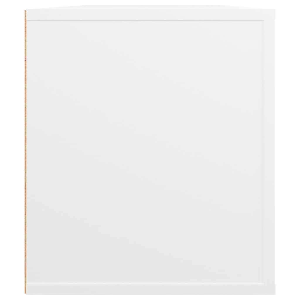 Mobile Porta TV Bianco 100x35x40 cm in Legno Multistrato - homemem39