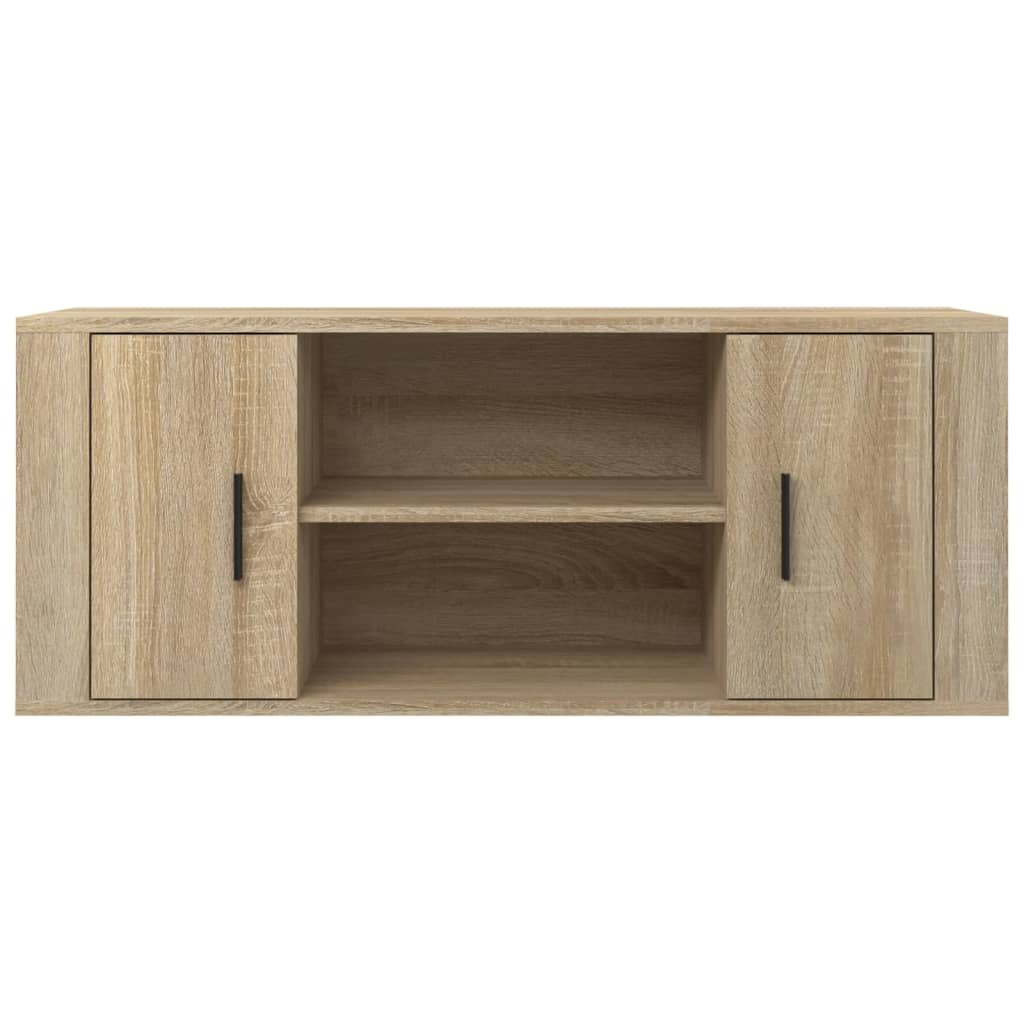 Mobile per TV Rovere Sonoma 100x35x40 cm Legno Multistrato - homemem39