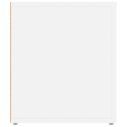 Mobile Porta TV Bianco 100x35x40 cm in Legno Multistrato | homemem39