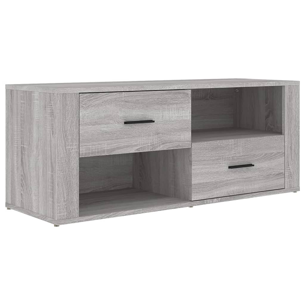 Mobile TV Grigio Sonoma 100x35x40 cm in Legno Multistrato - homemem39