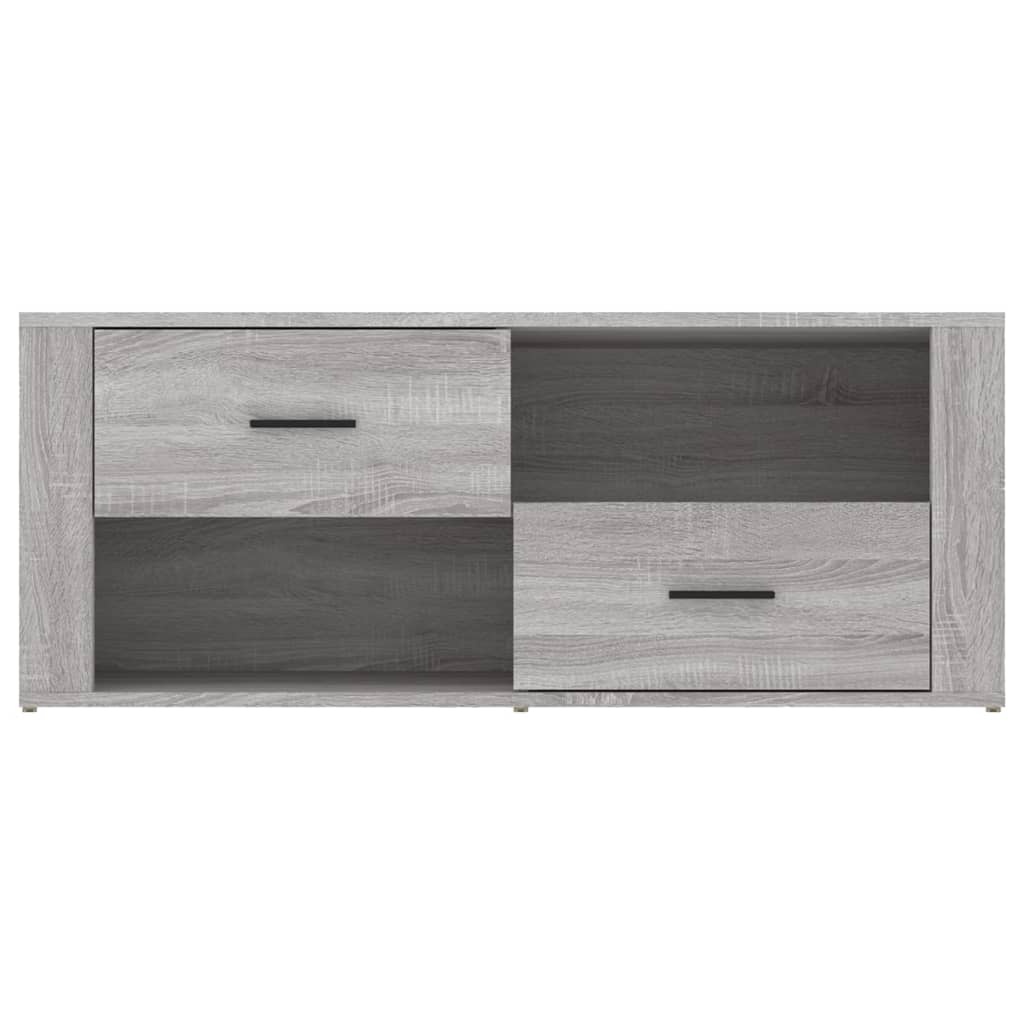 Mobile TV Grigio Sonoma 100x35x40 cm in Legno Multistrato - homemem39
