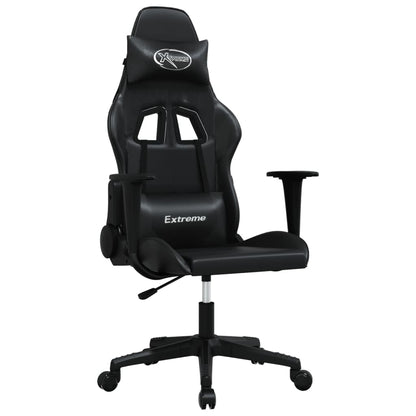 Sedia da Gaming Nera in Similpelle