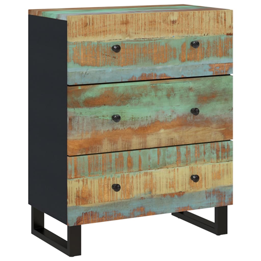 Credenze 2pz 60x33x75 cm in Legno Massello di Recupero | homemem39