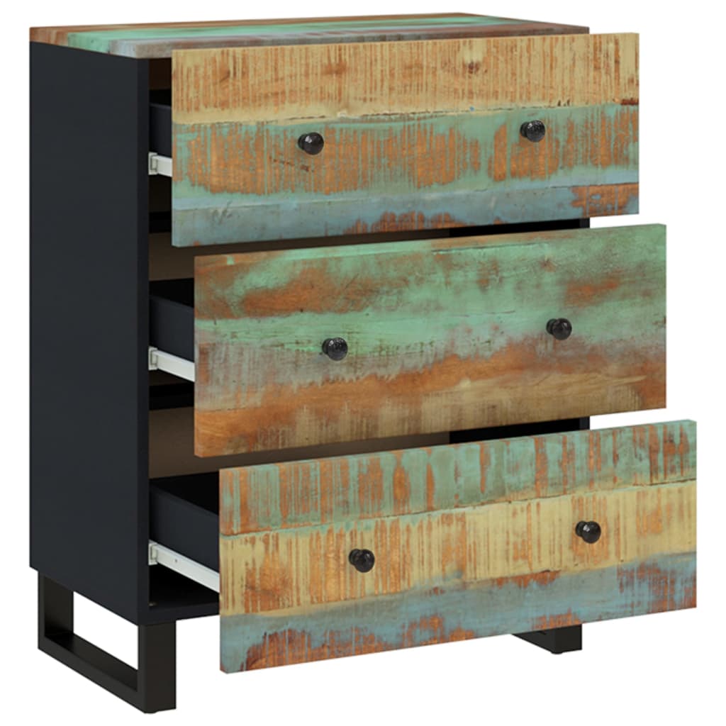 Credenze 2pz 60x33x75 cm in Legno Massello di Recupero | homemem39