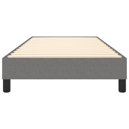 Struttura Letto a Rete a Molle Grigio Scuro 80x200 cm Tessuto