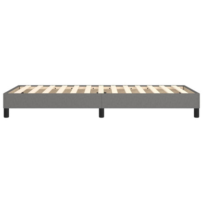 Struttura Letto a Rete a Molle Grigio Scuro 80x200 cm Tessuto
