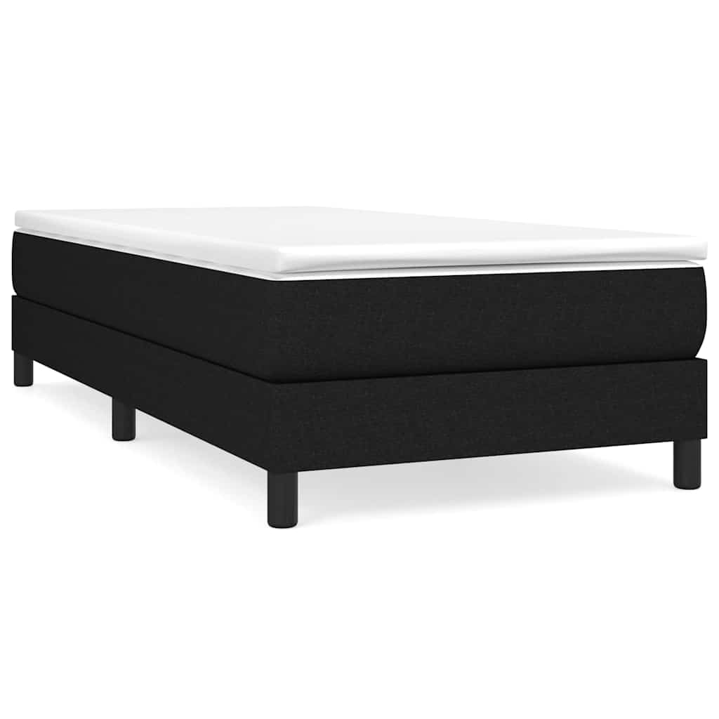 Struttura Letto a Rete a Molle Nero 80x200 cm Tessuto | homemem39