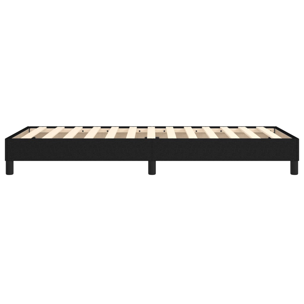 Struttura Letto a Rete a Molle Nero 80x200 cm Tessuto | homemem39