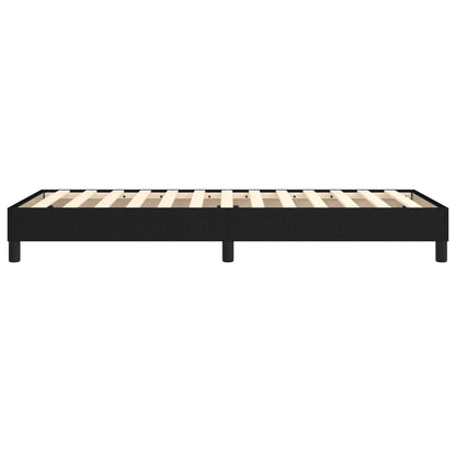 Struttura Letto a Rete a Molle Nero 80x200 cm Tessuto | homemem39