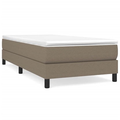 Struttura Letto a Rete a Molle Tortora 80x200 cm Tessuto | homemem39