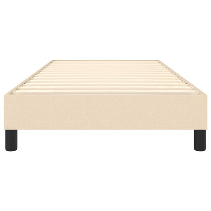Struttura Letto a Rete a Molle Crema 80x200 cm in Tessuto | homemem39