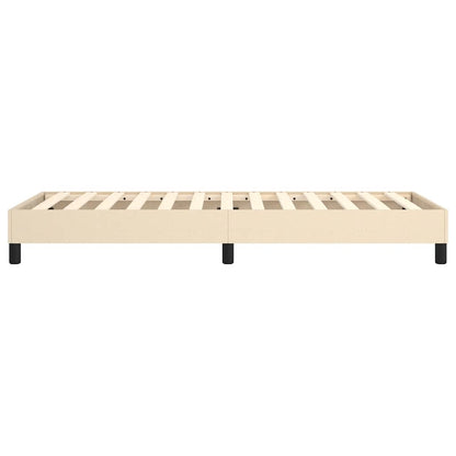 Struttura Letto a Rete a Molle Crema 80x200 cm in Tessuto | homemem39