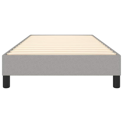 Struttura Letto a Rete a Molle Grigio Chiaro 90x190 cm Tessuto