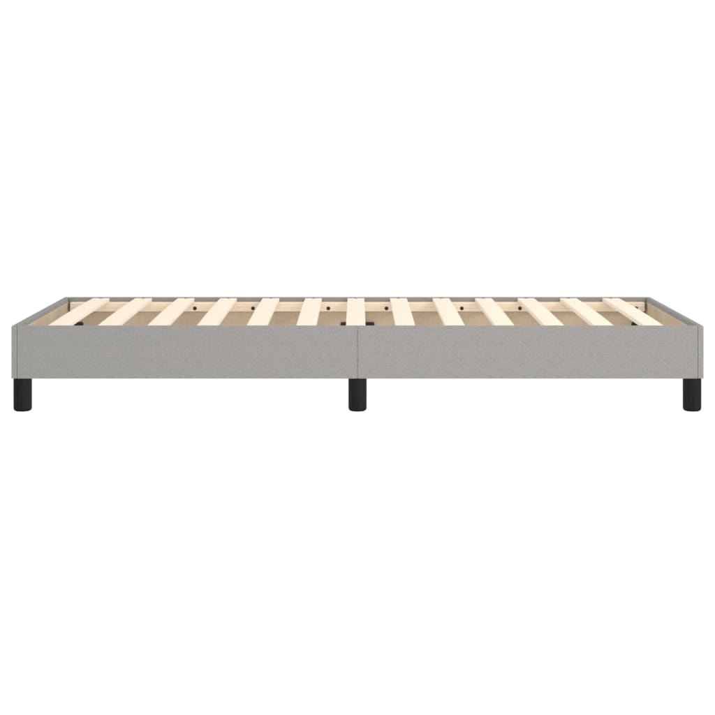 Struttura Letto a Rete a Molle Grigio Chiaro 90x190 cm Tessuto | homemem39