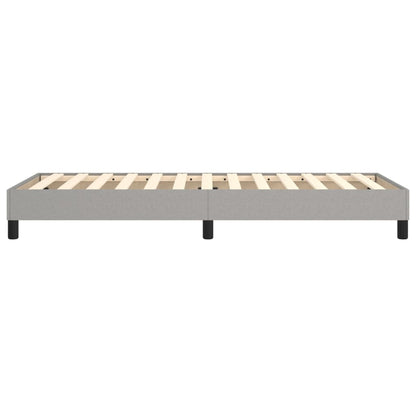Struttura Letto a Rete a Molle Grigio Chiaro 90x190 cm Tessuto | homemem39