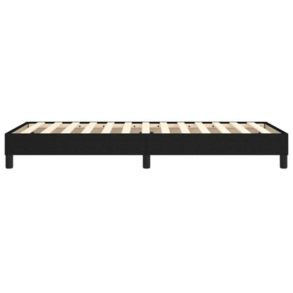 Struttura Letto a Rete a Molle Nero 90x190 cm in Tessuto | homemem39