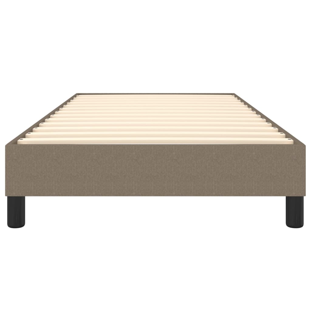 Struttura Letto a Rete a Molle Tortora 90x190 cm Tessuto | homemem39