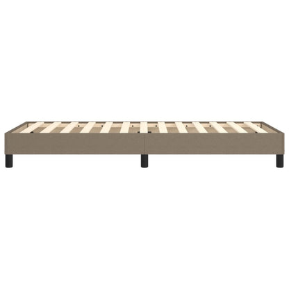Struttura Letto a Rete a Molle Tortora 90x190 cm Tessuto | homemem39