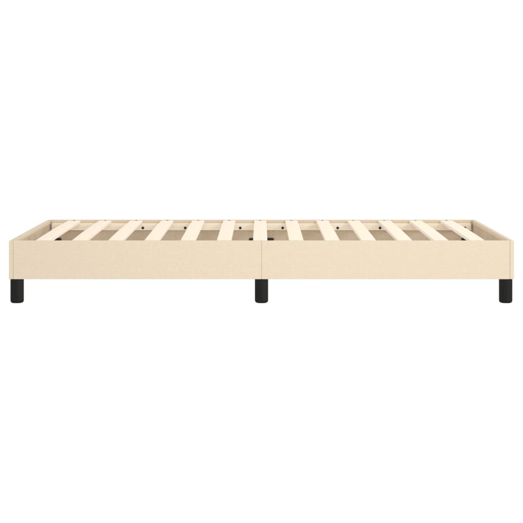 Struttura Letto a Rete a Molle Crema 90x190 cm in Tessuto | homemem39