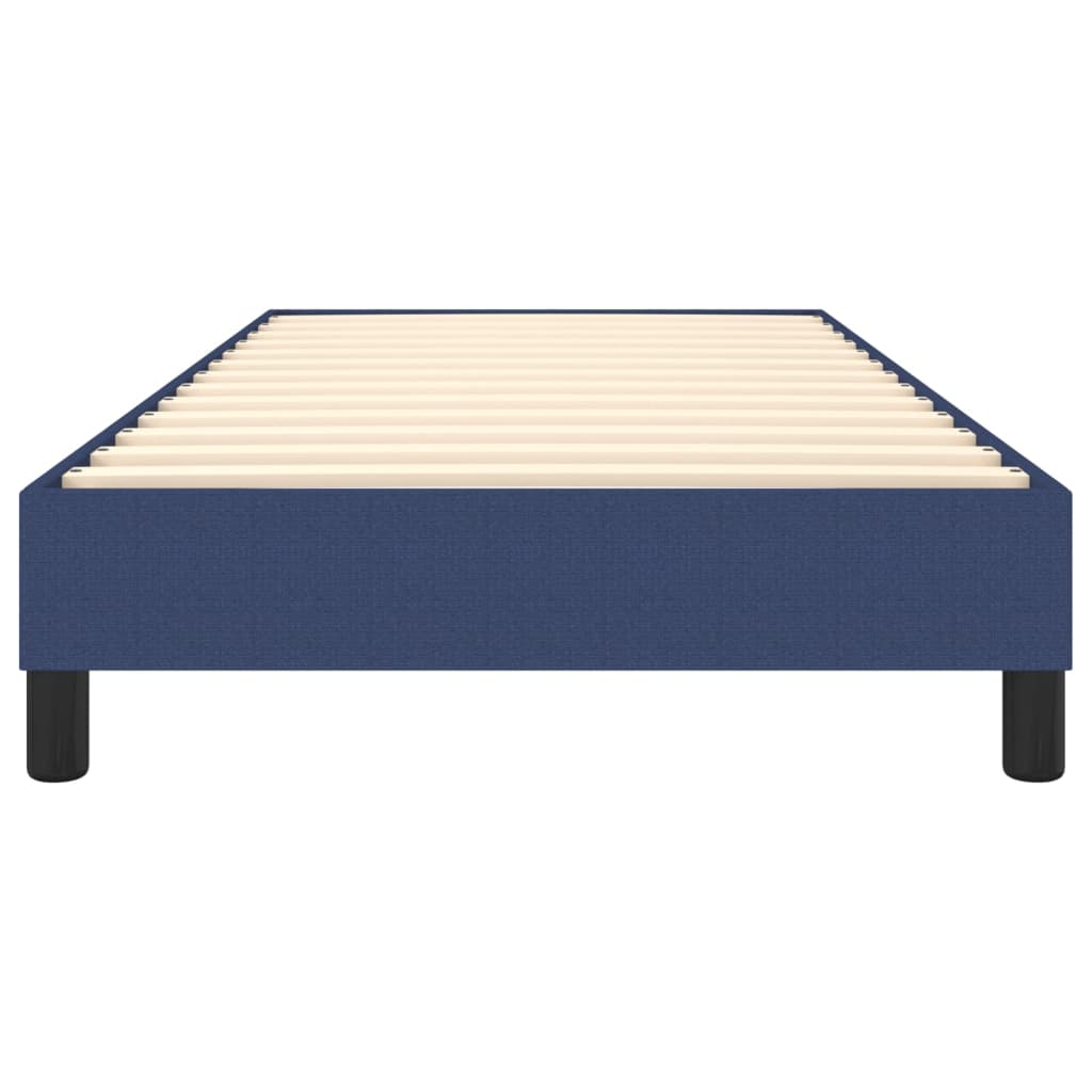 Struttura Letto a Rete a Molle Blu 90x190 cm in Tessuto | homemem39