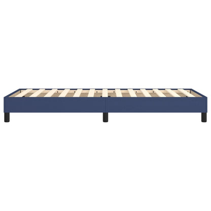 Struttura Letto a Rete a Molle Blu 90x190 cm in Tessuto | homemem39