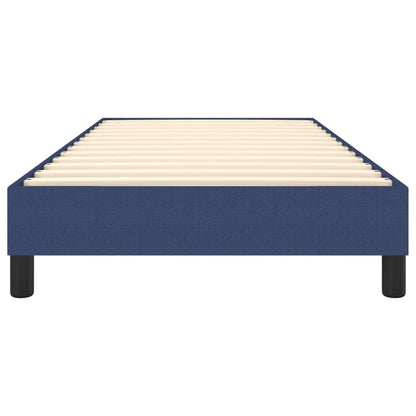 Struttura Letto a Rete a Molle Blu 90x200 cm in Tessuto | homemem39