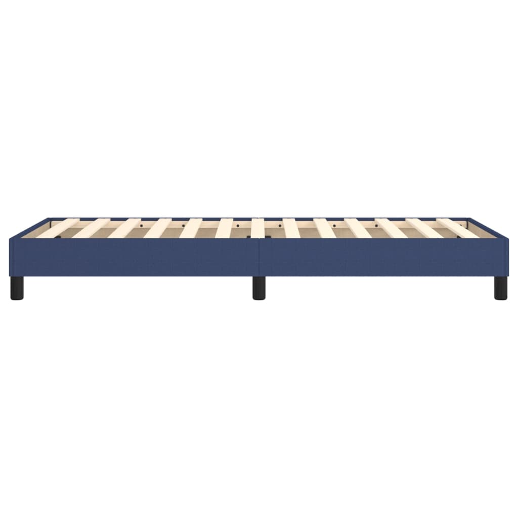 Struttura Letto a Rete a Molle Blu 90x200 cm in Tessuto | homemem39