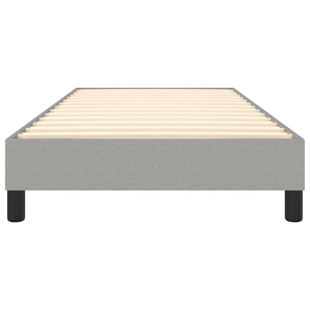 Struttura Letto a Rete a Molle Grigio Chiaro 100x200 cm Tessuto | homemem39