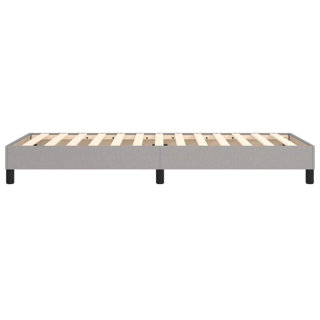 Struttura Letto a Rete a Molle Grigio Chiaro 100x200 cm Tessuto | homemem39