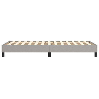 Struttura Letto a Rete a Molle Grigio Chiaro 100x200 cm Tessuto | homemem39
