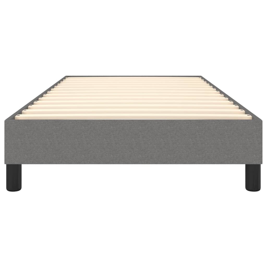Struttura Letto a Rete a Molle Grigio Scuro 100x200 cm Tessuto | homemem39