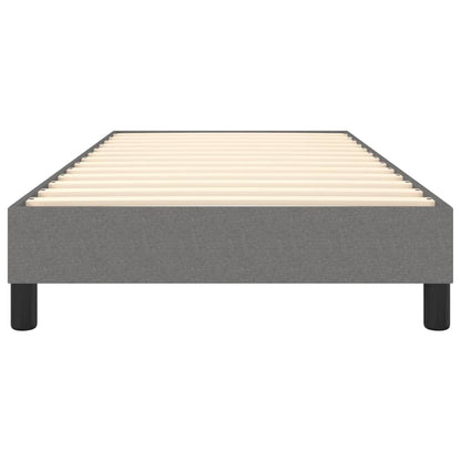 Struttura Letto a Rete a Molle Grigio Scuro 100x200 cm Tessuto | homemem39