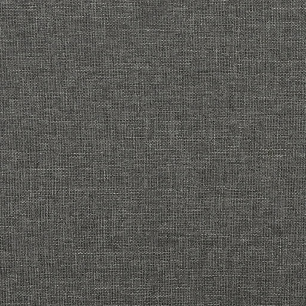 Struttura Letto a Rete a Molle Grigio Scuro 100x200 cm Tessuto | homemem39
