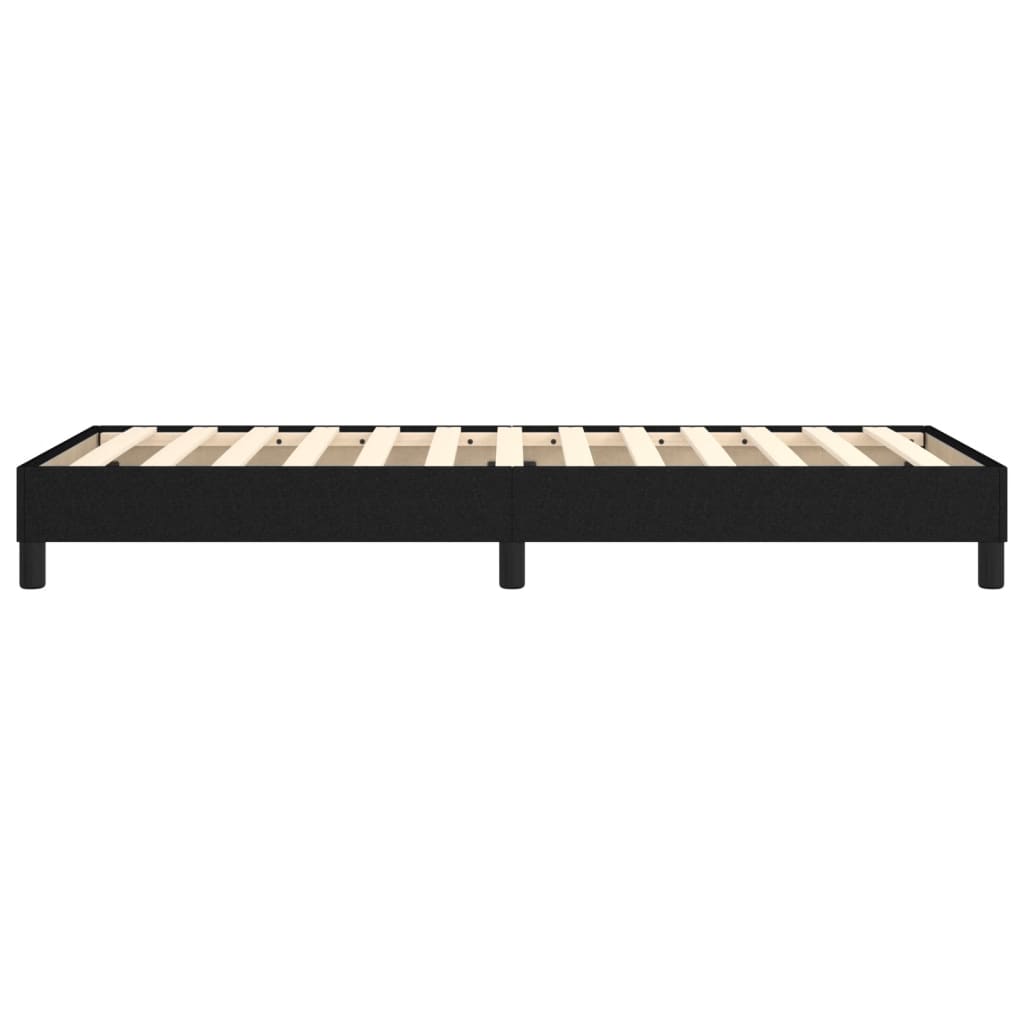 Struttura Letto a Rete a Molle Nero 100x200 cm in Tessuto | homemem39