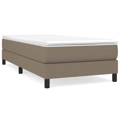Struttura Letto a Rete a Molle Tortora 100x200 cm in Tessuto