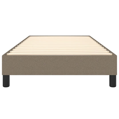 Struttura Letto a Rete a Molle Tortora 100x200 cm in Tessuto