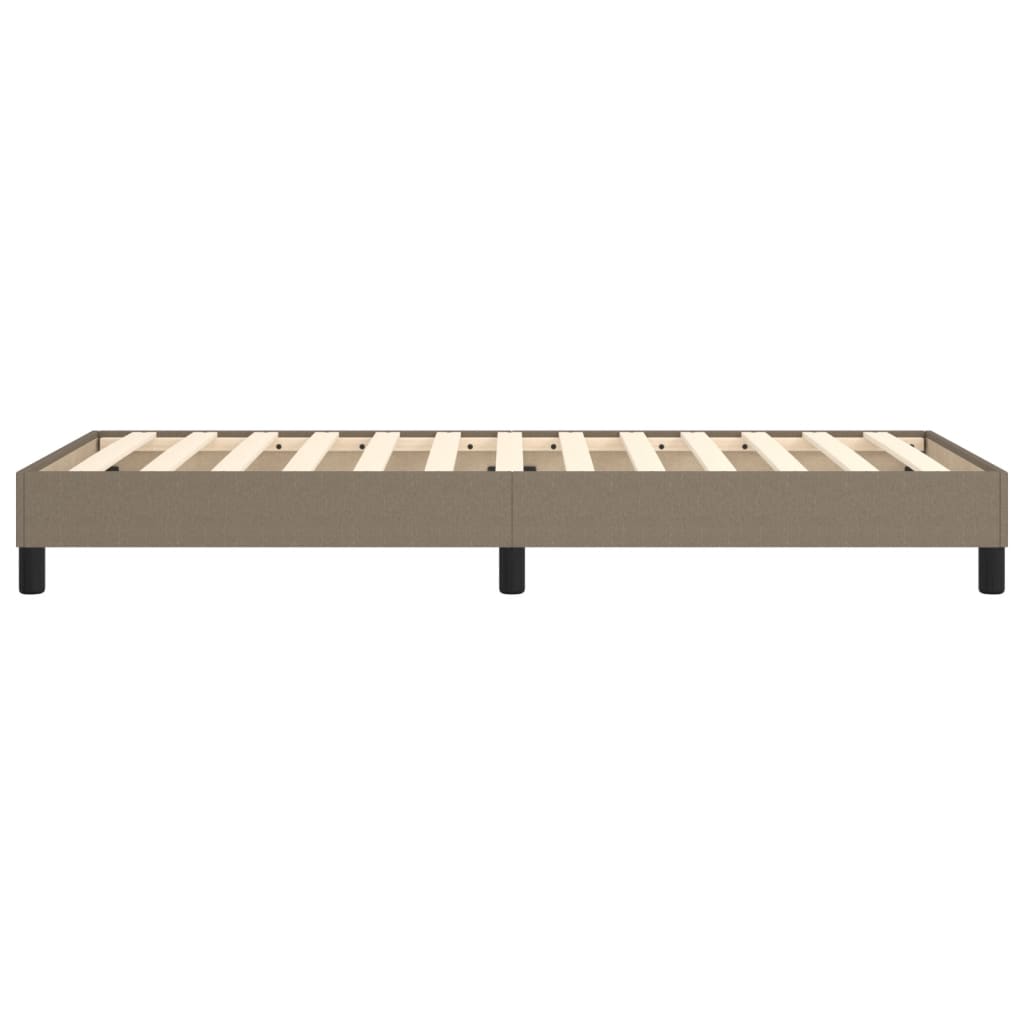 Struttura Letto a Rete a Molle Tortora 100x200 cm in Tessuto