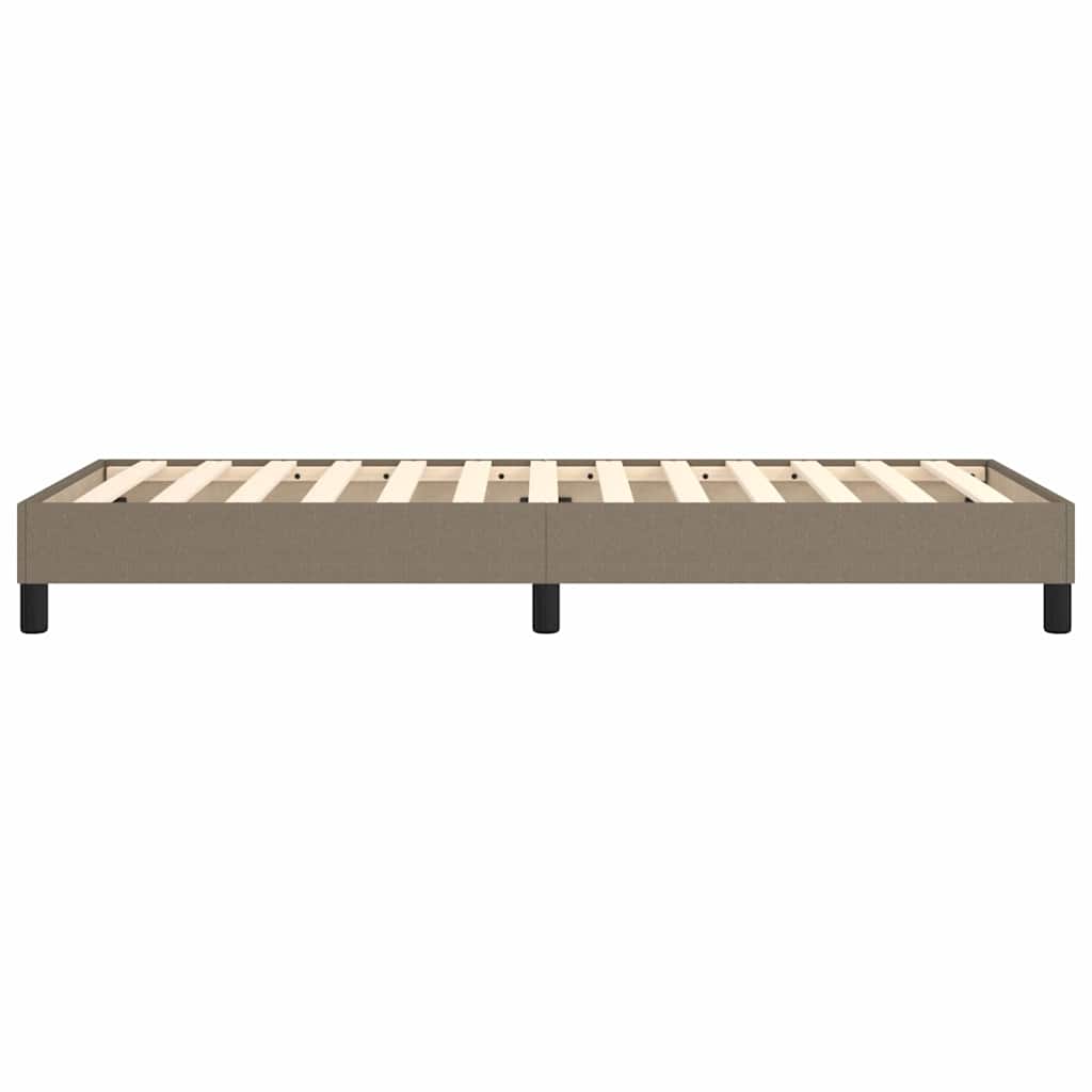 Struttura Letto a Rete a Molle Tortora 100x200 cm in Tessuto
