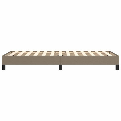 Struttura Letto a Rete a Molle Tortora 100x200 cm in Tessuto