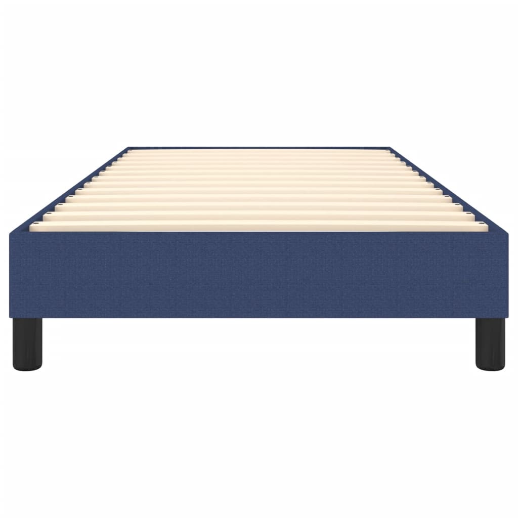 Struttura Letto a Rete a Molle Blu 100x200 cm in Tessuto | homemem39