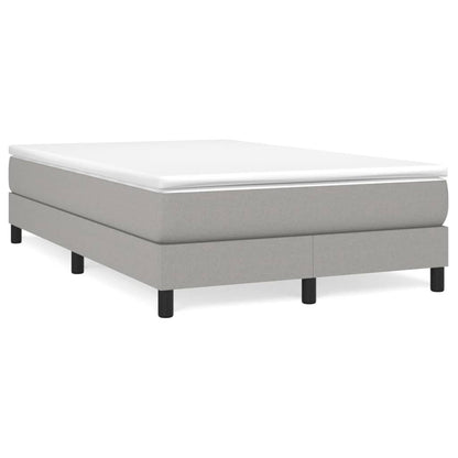 Struttura Letto a Rete a Molle Grigio Chiaro 120x200 cm Tessuto