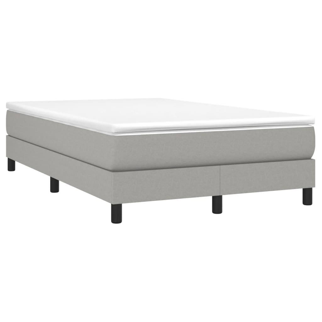 Struttura Letto a Rete a Molle Grigio Chiaro 120x200 cm Tessuto | homemem39