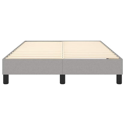 Struttura Letto a Rete a Molle Grigio Chiaro 120x200 cm Tessuto