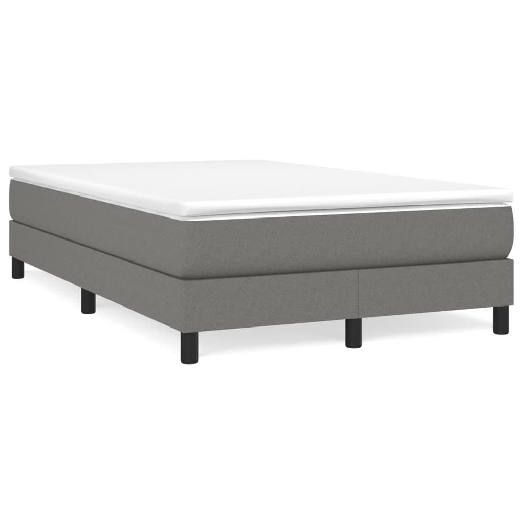 Struttura Letto a Rete a Molle Grigio Scuro 120x200 cm Tessuto | homemem39