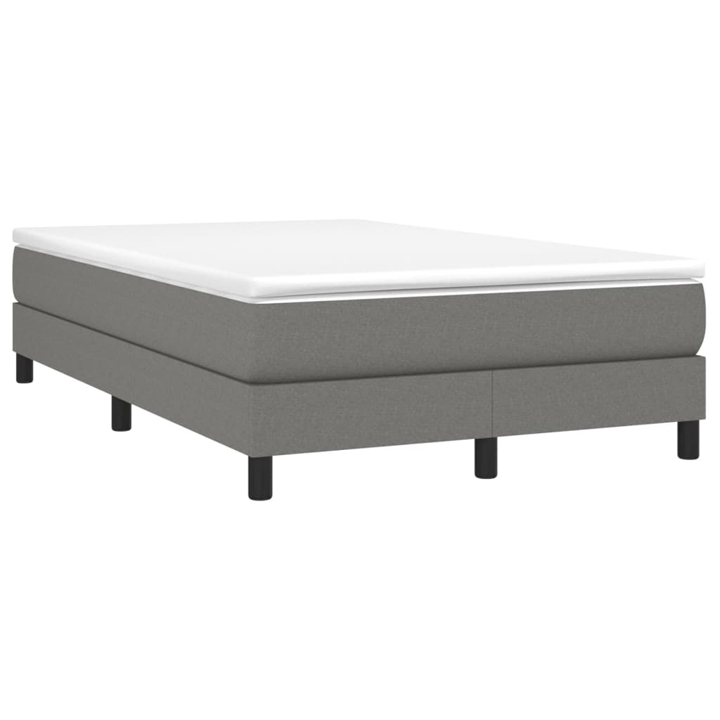 Struttura Letto a Rete a Molle Grigio Scuro 120x200 cm Tessuto | homemem39