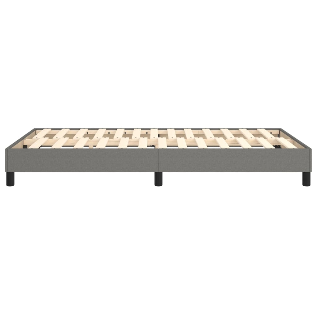 Struttura Letto a Rete a Molle Grigio Scuro 120x200 cm Tessuto | homemem39