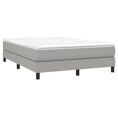 Struttura Letto a Rete a Molle Grigio Chiaro 140x190 cm Tessuto