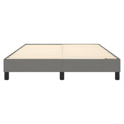 Struttura Letto a Rete a Molle Grigio Scuro 140x190 cm Tessuto | homemem39