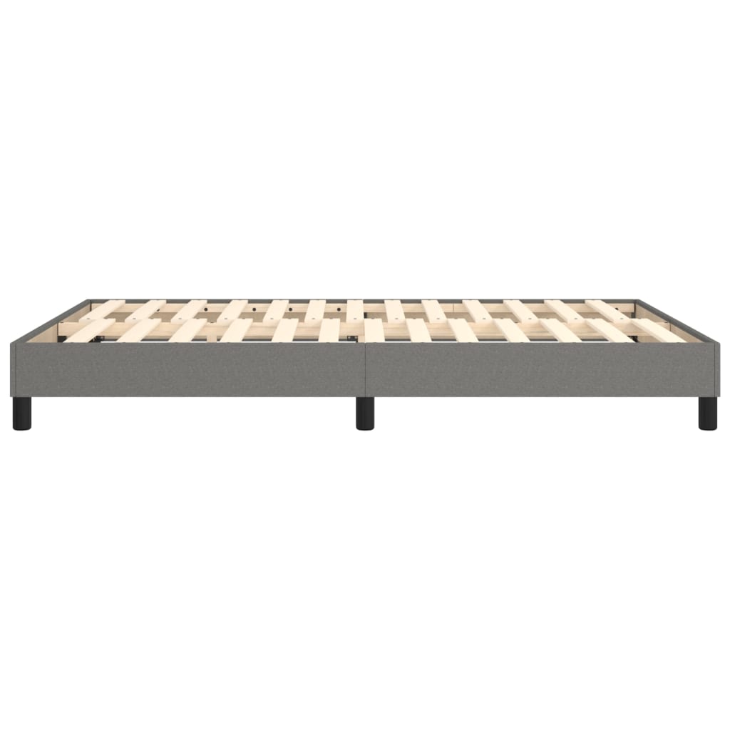 Struttura Letto a Rete a Molle Grigio Scuro 140x190 cm Tessuto | homemem39