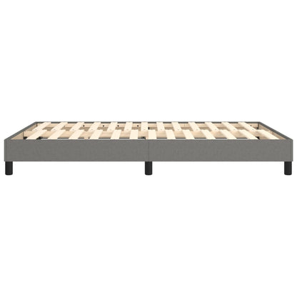 Struttura Letto a Rete a Molle Grigio Scuro 140x190 cm Tessuto | homemem39